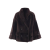 Manteau court caban croisé agneau fourrure marron chocolat réversible