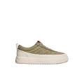 Sneaker Altive nubuck daim kaki semelle oversize écru