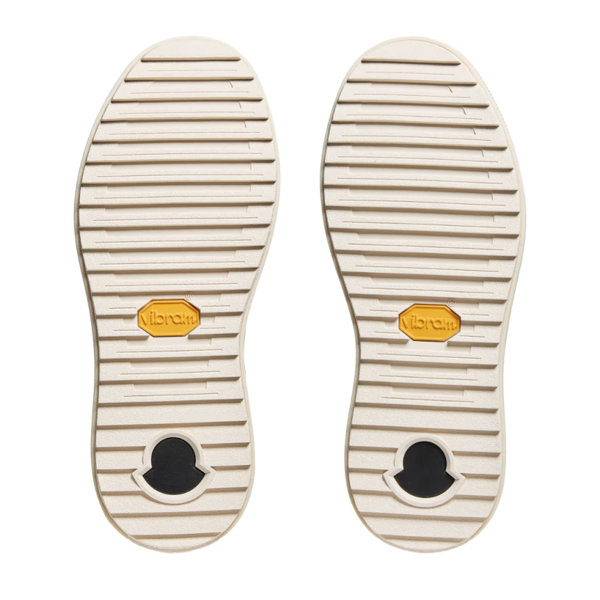 Sneaker MONCLER Altive nubuck daim noir semelle oversize écru