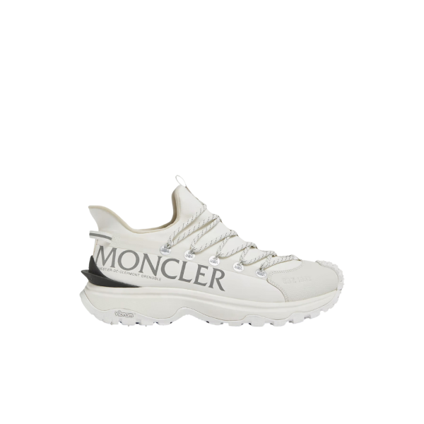 Sneaker MONCLER Trailgrip Lite 2 tissu ripstop stretch blanc