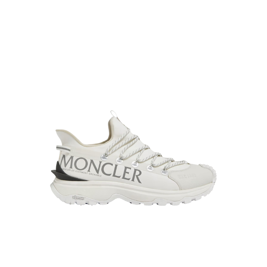 Sneaker MONCLER Trailgrip Lite 2 tissu ripstop stretch blanc