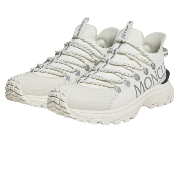 Sneaker MONCLER Trailgrip Lite 2 tissu ripstop stretch blanc