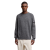 Pull col rond laine cachemire gris foncé chiné poche nylon logo