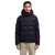 Doudoune Montgenèvre capuche laine vierge flanelle bleu marine