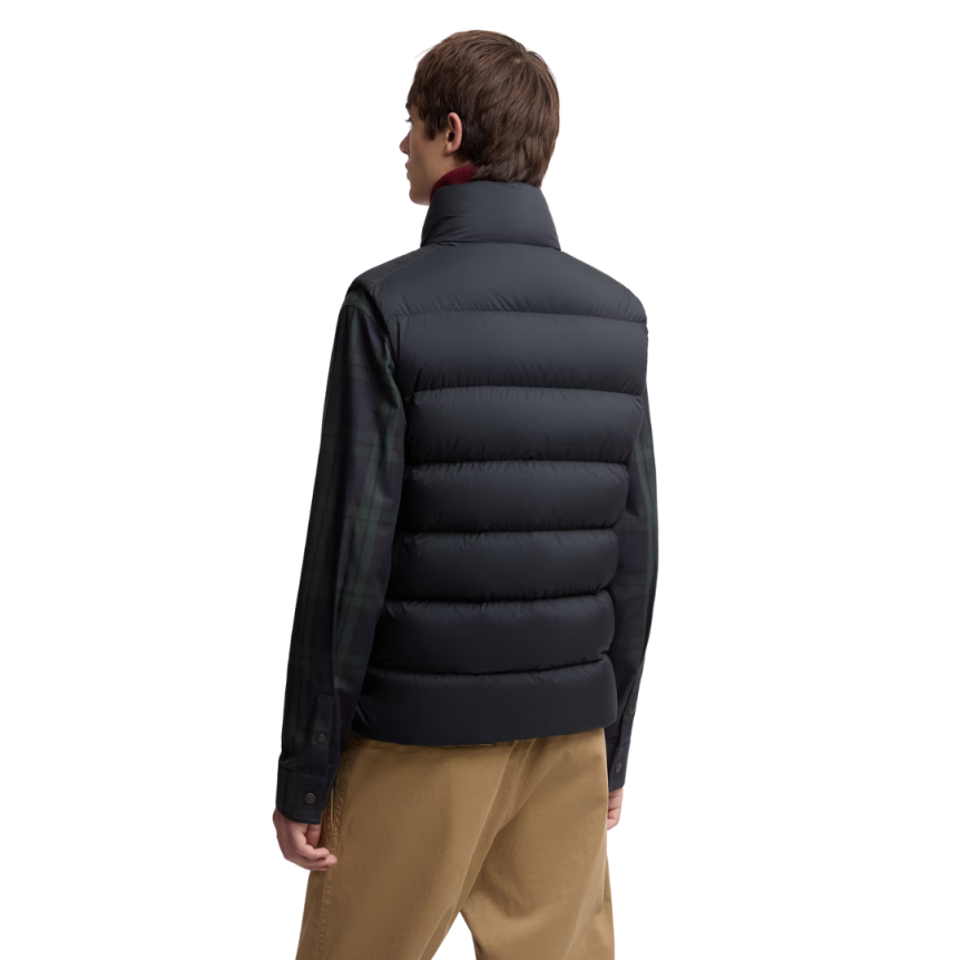 Doudoune sans manche MONCLER Tibb gilet nylon noir mat