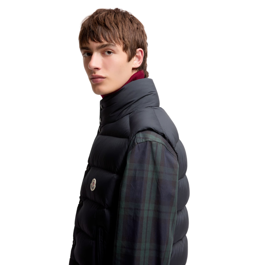 Doudoune sans manche MONCLER Tibb gilet nylon noir mat