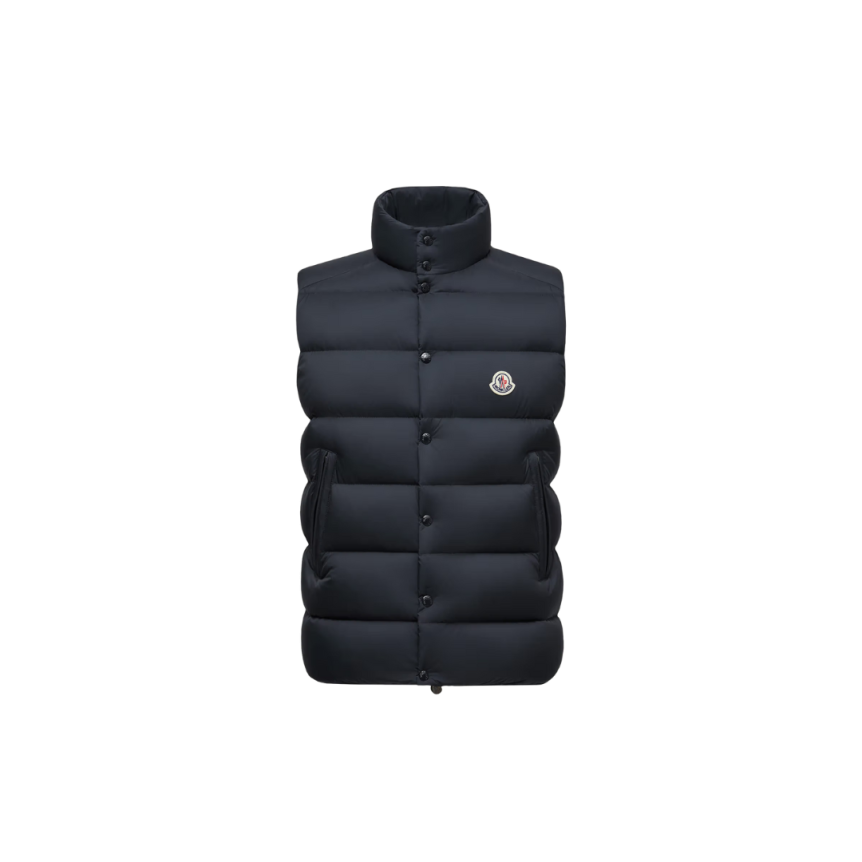 Doudoune sans manche MONCLER Tibb gilet nylon noir mat