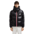 Doudoune courte à capuche Montbeliard nylon laqué brillant noir