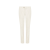 Pantalon à pinces coton velours côtelé écru