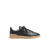 Basket basse Upvillage cuir veau nappa perforé noir semelle camel