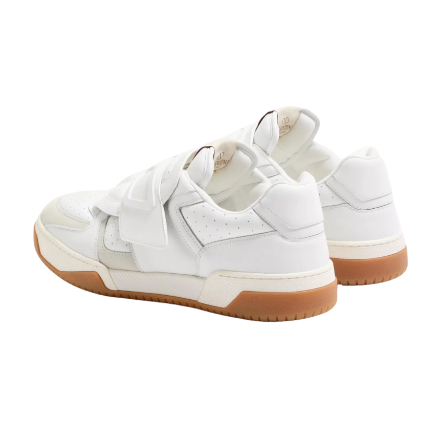 Basket basse VALENTINO Joie de Jouer cuir veau nappa banc bande velcro