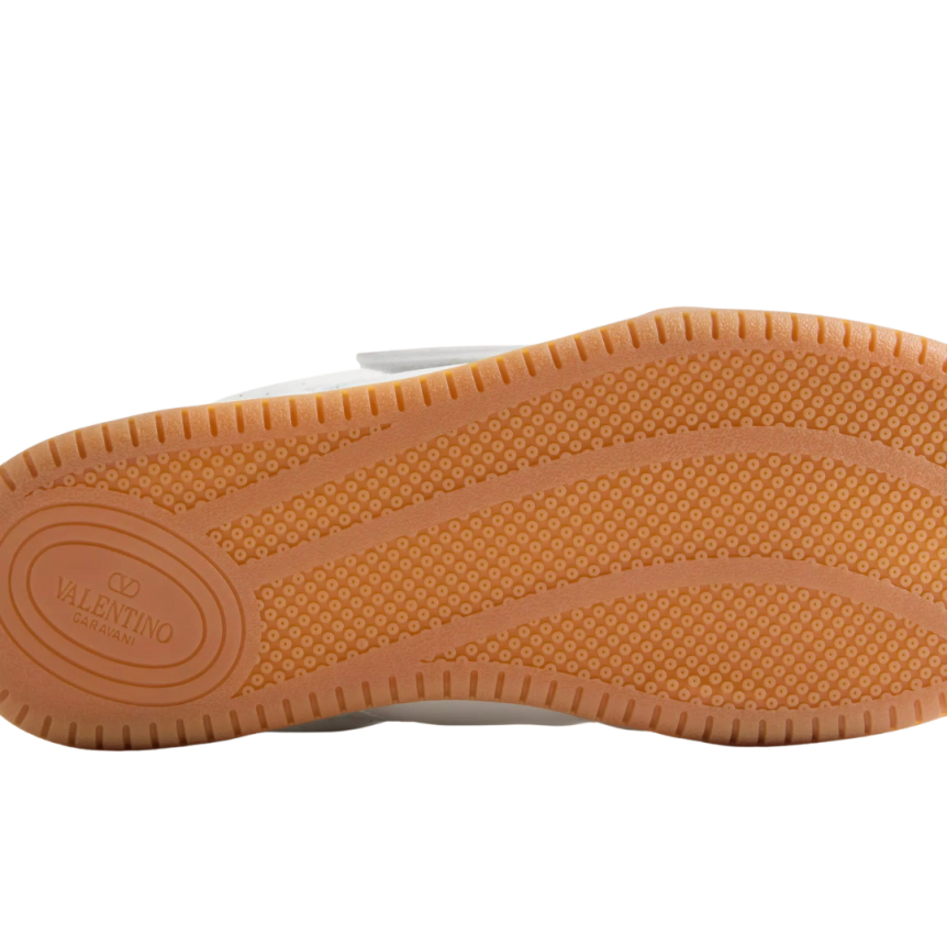 Basket basse VALENTINO Joie de Jouer cuir veau nappa banc bande velcro