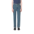 Pantalon Jean denim coton bleu cabochons clous argent bas