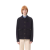 Blouson Bomber laine cachemire bleu marine bouton doré