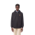 Blouson à capuche nylon noir poche poitrine VLogo cuir