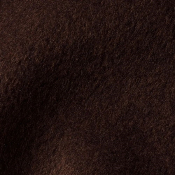 Echarpe PRADA soie cachemire marron chocolat franges