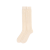 Chaussettes hautes coton perforé écru Vlogo doré