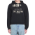 Sweat-shirt à capuche coton mélangé noir imprimé Chez Valentino 1960