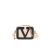 Sac porté épaule Viva Superstar cuir nappa écru Vlogo noir bandoulière