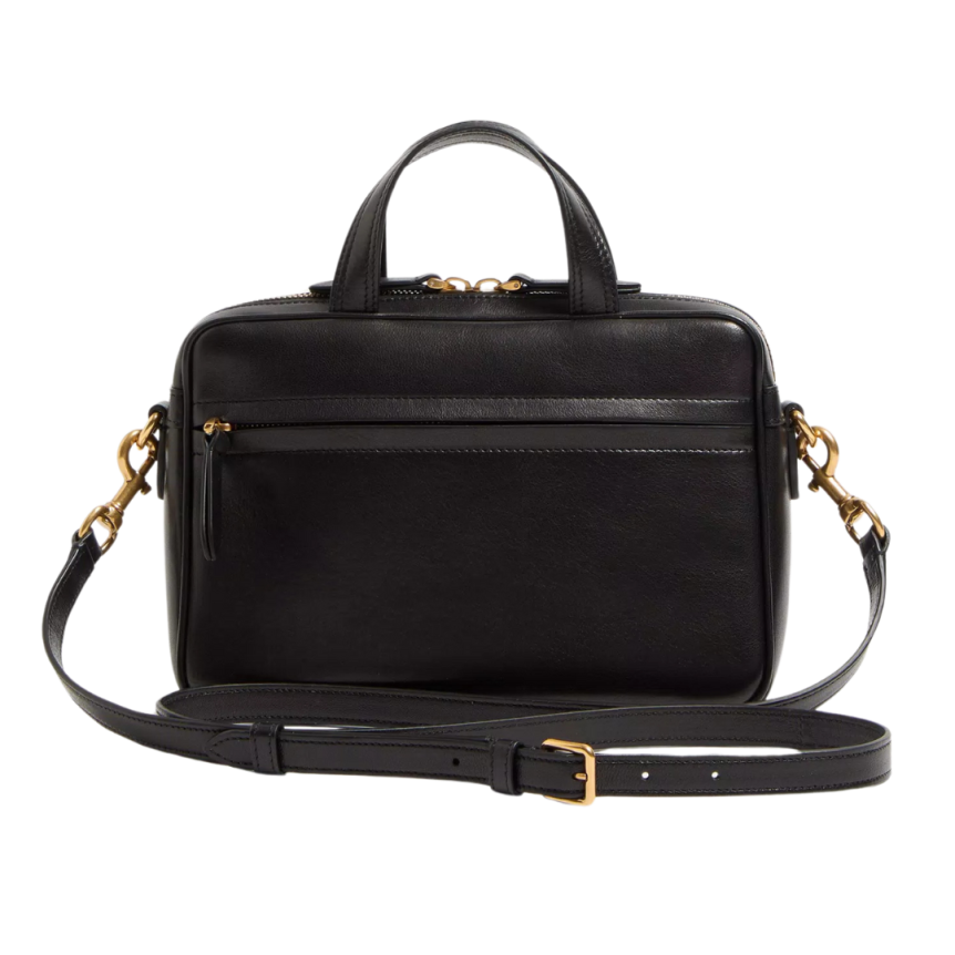 Sac à main VALENTINO Viva Superstar cuir nappa noir Vlogo camel