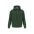 Veste à capuche coupe vent vert sapin Softshell bouton pression