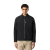 Veste col chemise zippée nylon stretch léger noir