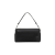 Grand sac porté épaule Marcel toile nylon noir patch cœur cuir