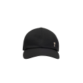 Casquette sergé nylon froissé noir cœur métal