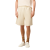 Short taille élastique coton mercerisé éponge écru