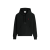 Sweatshirt à capuche Hoodie coton noir ami de cœur rouge