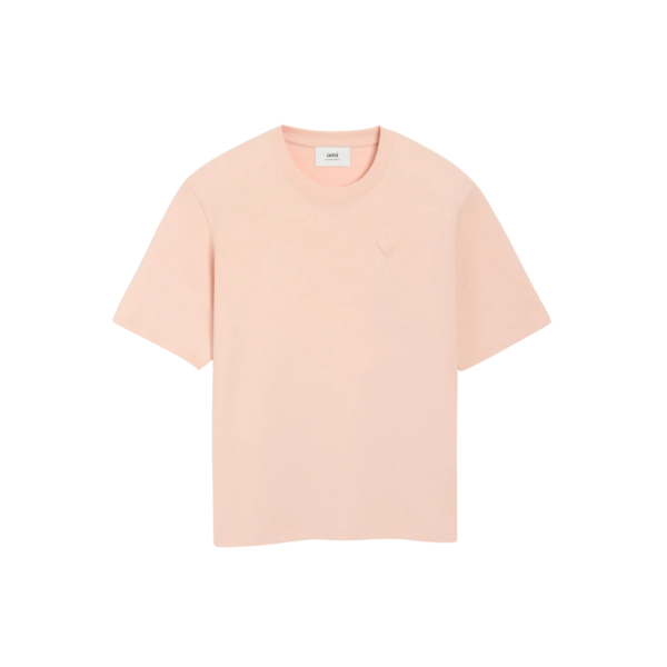 T-shirt Ami De Coeur Coupe Cosy jersey coton épais rose saumon