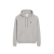 Sweatshirt à capuche Hoodie Ami de Coeur molleton coton non gratté gris clair cœur noir