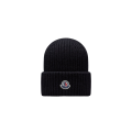 Bonnet maille laine cachemire noir