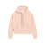 Sweatshirt à capuche Ami de Coeur molleton gratté coton polyester rose saumon
