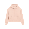 Sweatshirt à capuche Ami de Coeur molleton gratté coton polyester rose saumon