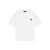 T-shirt col rond coton blanc broderie MA Skater noir