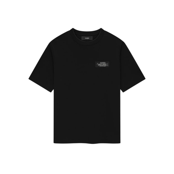 T-shirt col rond AMIRI coton noir imprimé Dreams