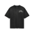 T-shirt col rond coton noir imprimé Hollywood