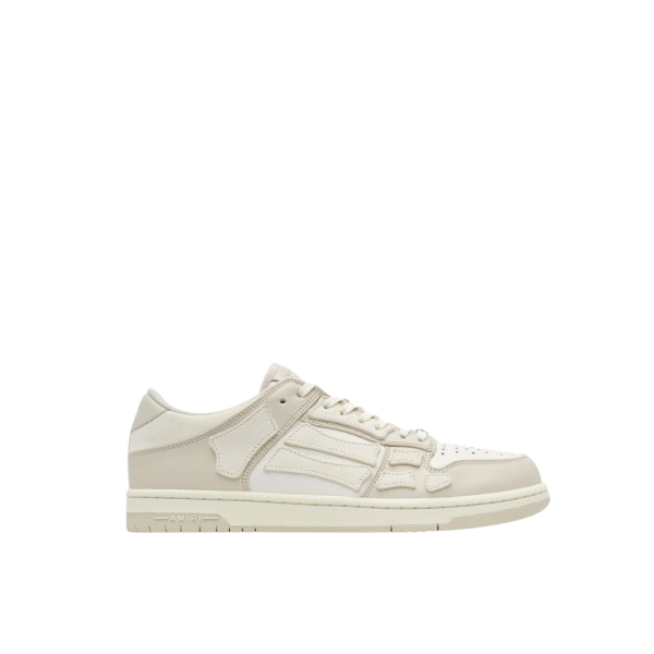 Baskets low sneakers AMIRI Skel cuir beige