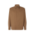 Chemise manche longue gabardine laine camel FF relief col dos