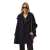 Manteau oversize Caban double boutonnage laine bleu marine