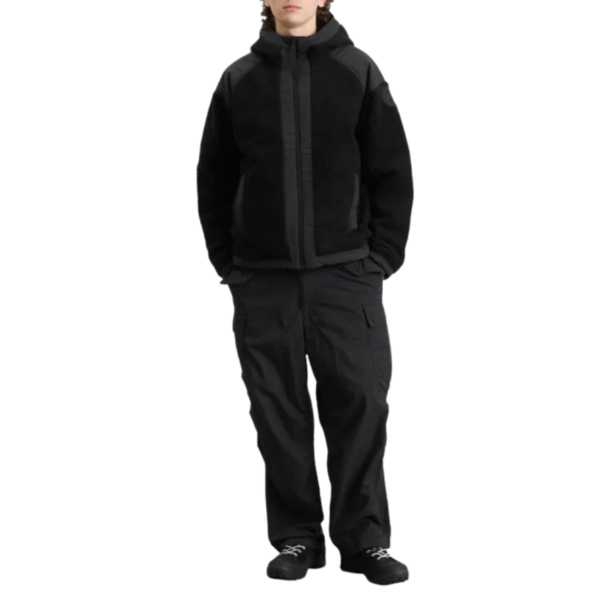 Blouson bomber polaire réversible CANADA GOOSE Alberni laine mélangée noir