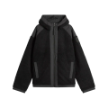Blouson bomber polaire réversible Alberni laine mélangée noir