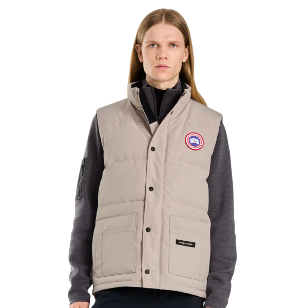 Gilet sans manche CANADA GOOSE Doudoune Freestyle nylon beige