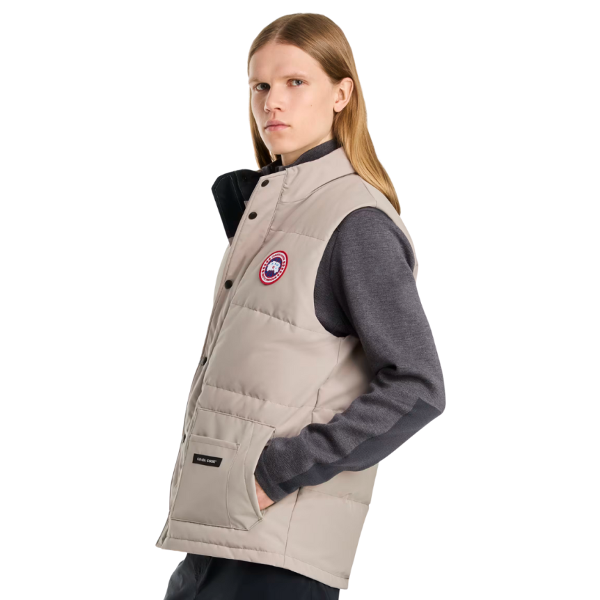Gilet sans manche CANADA GOOSE Doudoune Freestyle nylon beige