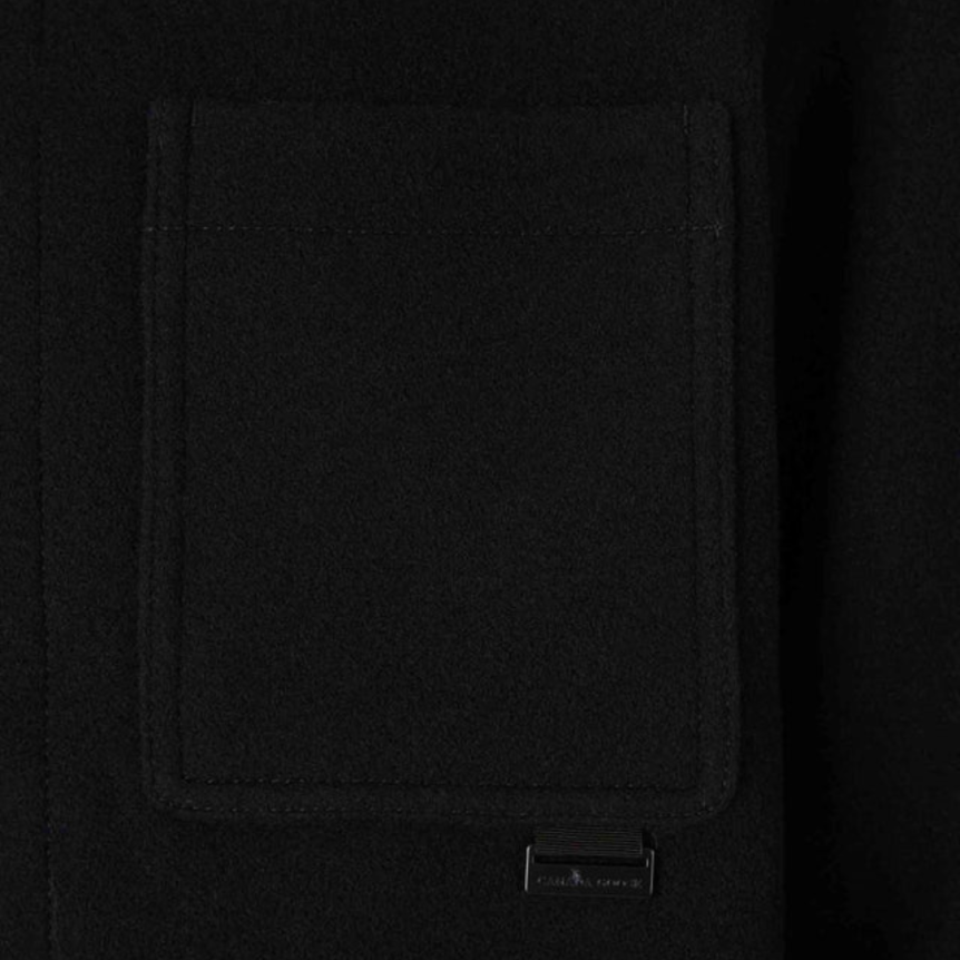 Veste Chemise CANADA GOOSE Atkinson bouton pression laine flanelle noir