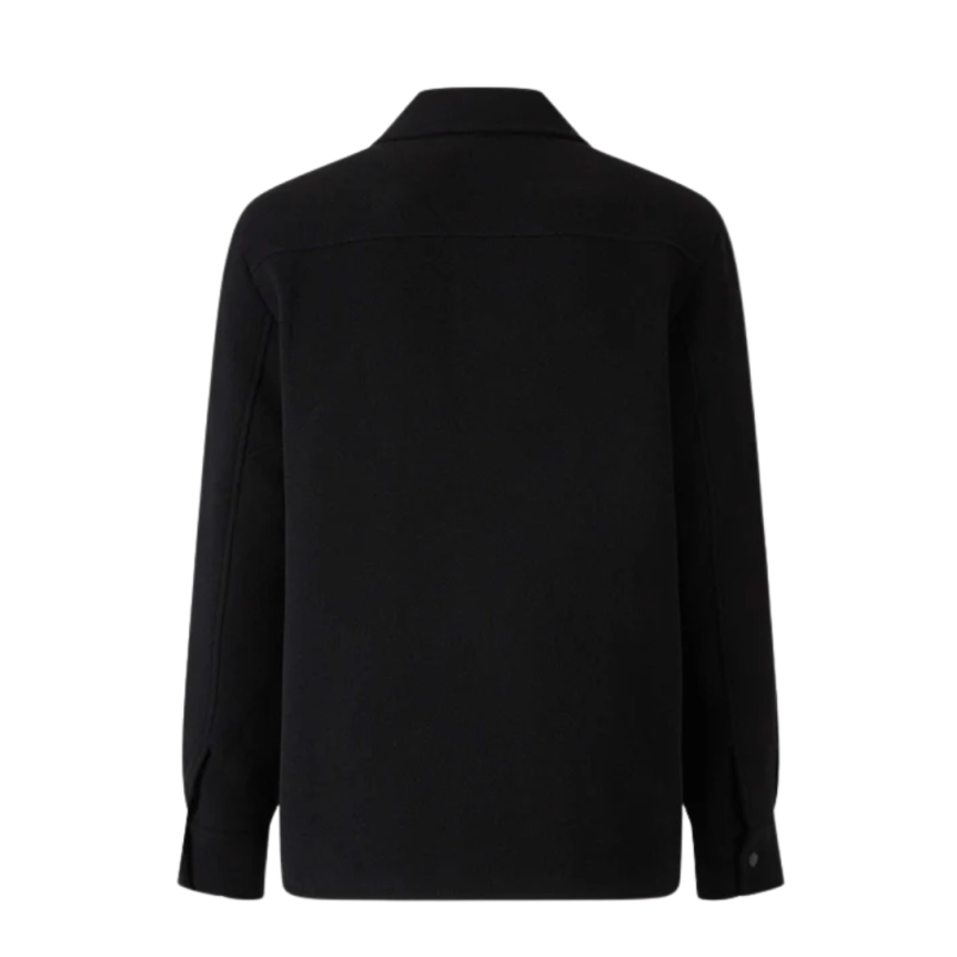 Veste Chemise CANADA GOOSE Atkinson bouton pression laine flanelle noir