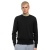 Pull col rond Rosseau laine mérinos noir