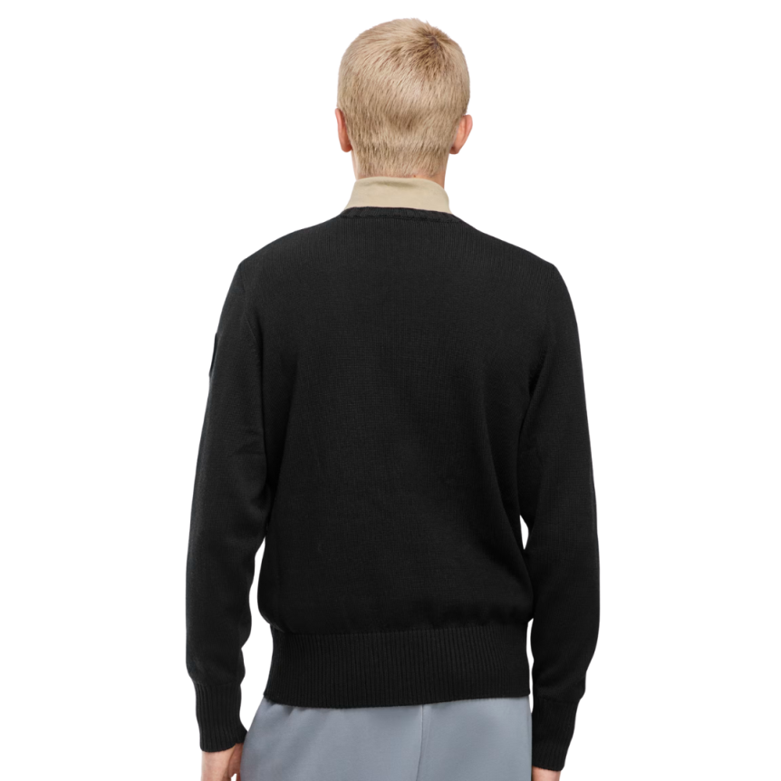 Pull col rond CANADA GOOSE Rosseau laine mérinos noir