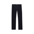 Jean taille mi haute Mick 5 poches denim coton noir